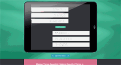 Desktop Screenshot of makingthingsbeautiful.net